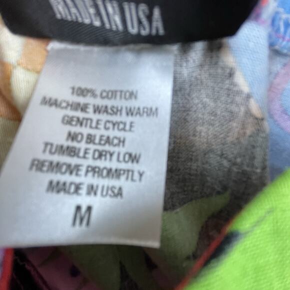 Retrolicious Dress Medium Bold Colors Roller Disco Strawberry Hippie 70s USA - Picture 8 of 8